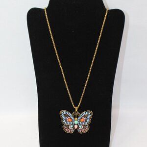 Large Butterfly Lightweight 28" Necklace